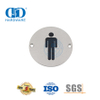 الفولاذ المقاوم للصدأ النار التوقيع شنقا مجلس تسجيل لوحة الذكور الحمام المرحاض تسجيل Plate-DDSP001