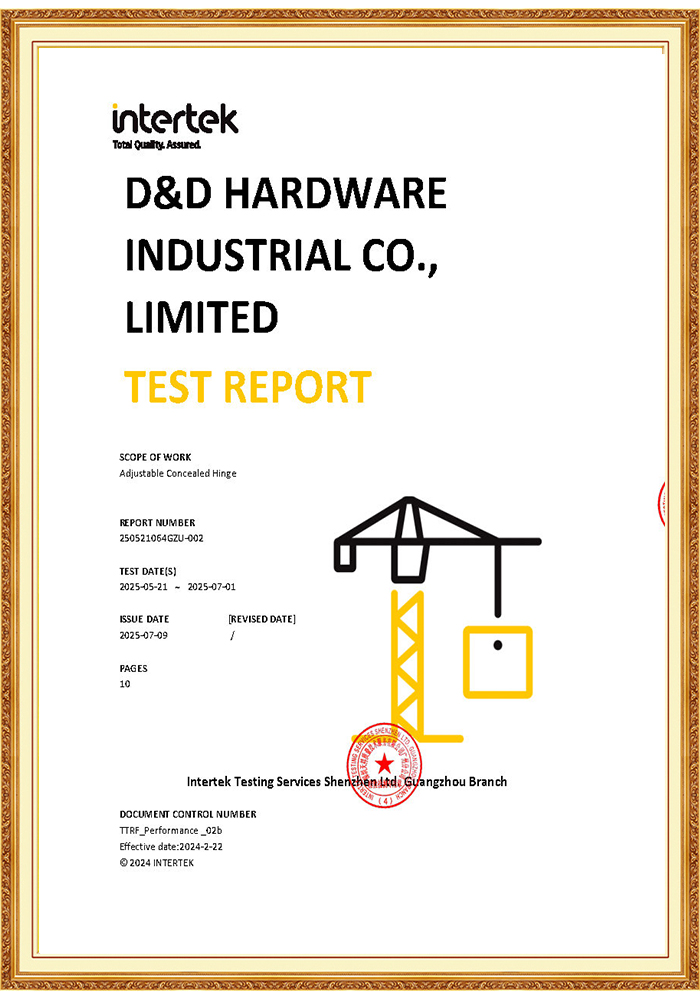 التجهيزات EN1935 مفصلة الباب المخفية للسكن DDCH008-G80