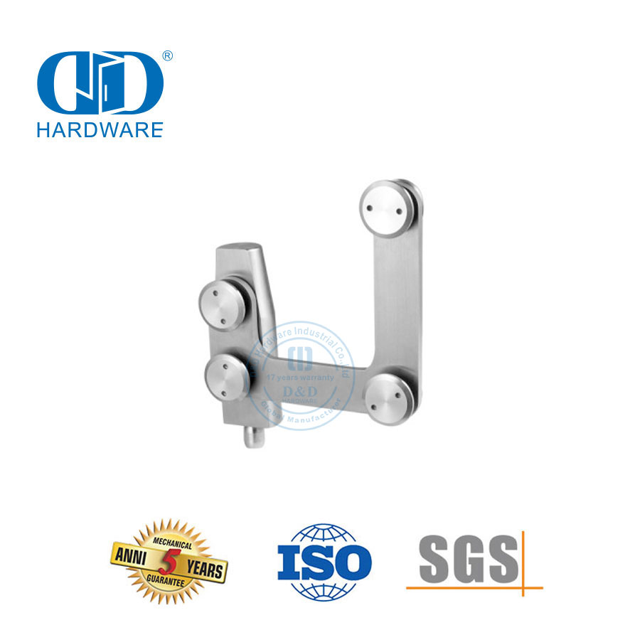 الفولاذ المقاوم للصدأ التصحيح تركيب المحور المناسب التقويس موصل المحور الزجاج Fitting-DDGP007