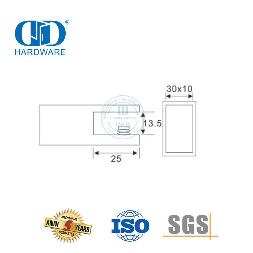 الفولاذ المقاوم للصدأ مقصورة دش أقسام فرملس زجاج دش لوحة دعم شريط Connector-DDSC012