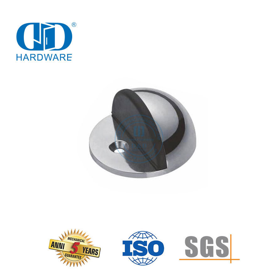 الفولاذ المقاوم للصدأ نصف القمر جولة الطابق الخيالة نوع نصف الكرة سدادة الباب-DDDS001