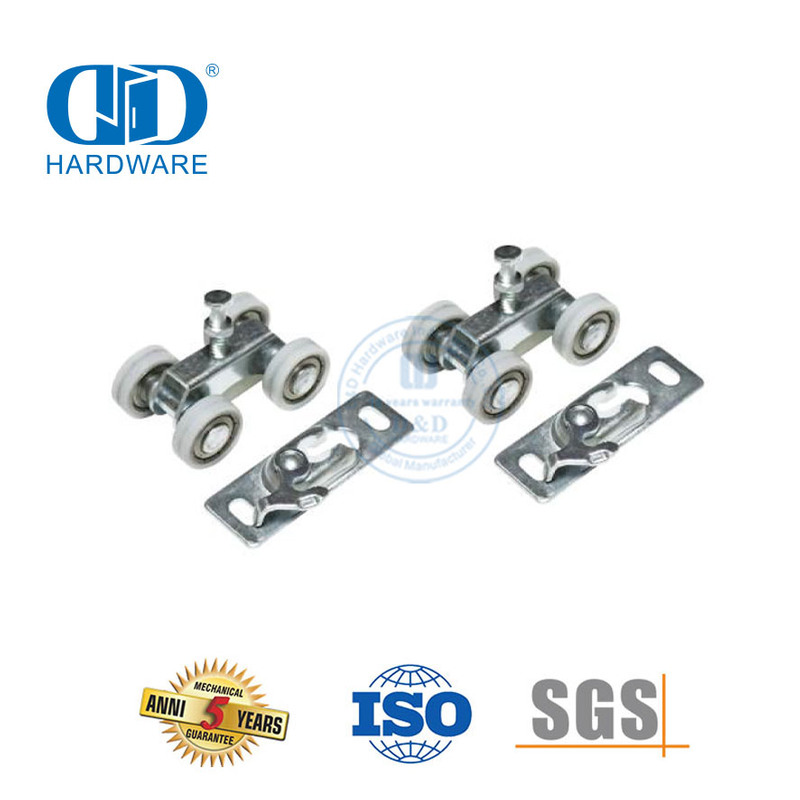 الفولاذ المقاوم للصدأ شقة أربع عجلات الأسطوانة الحظيرة الأجهزة باب الخشب تجاوز باب الحظيرة الأجهزة بناء الأجهزة-DDBD055