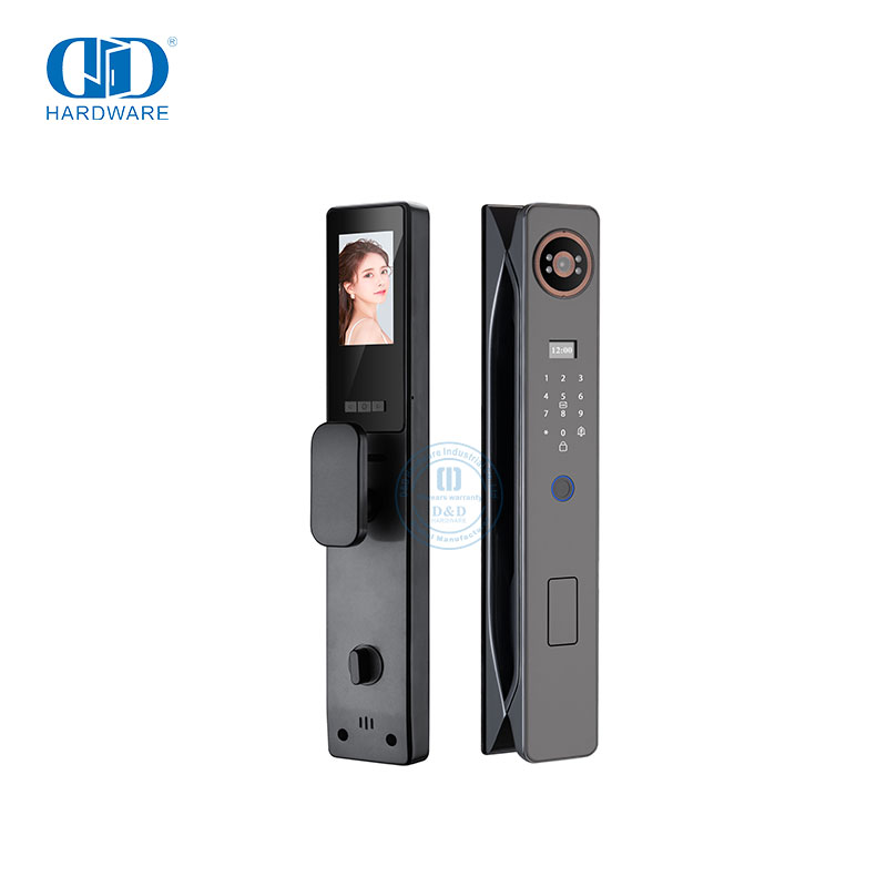 Smartier تطبيق رقمي جديد للتعرف على الوجه ثلاثي الأبعاد عن بعد، قفل ذكي مفتوح ببصمة الإصبع مع كاميرا -DDEL003