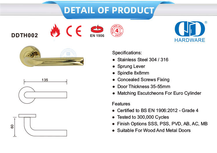 مقبض باب من النوع الأنبوبي