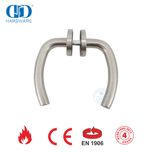 ديكور المنزل الحديث EN 1906 مقابض الأجهزة الفضية المجوفة-DDTH004-SSS