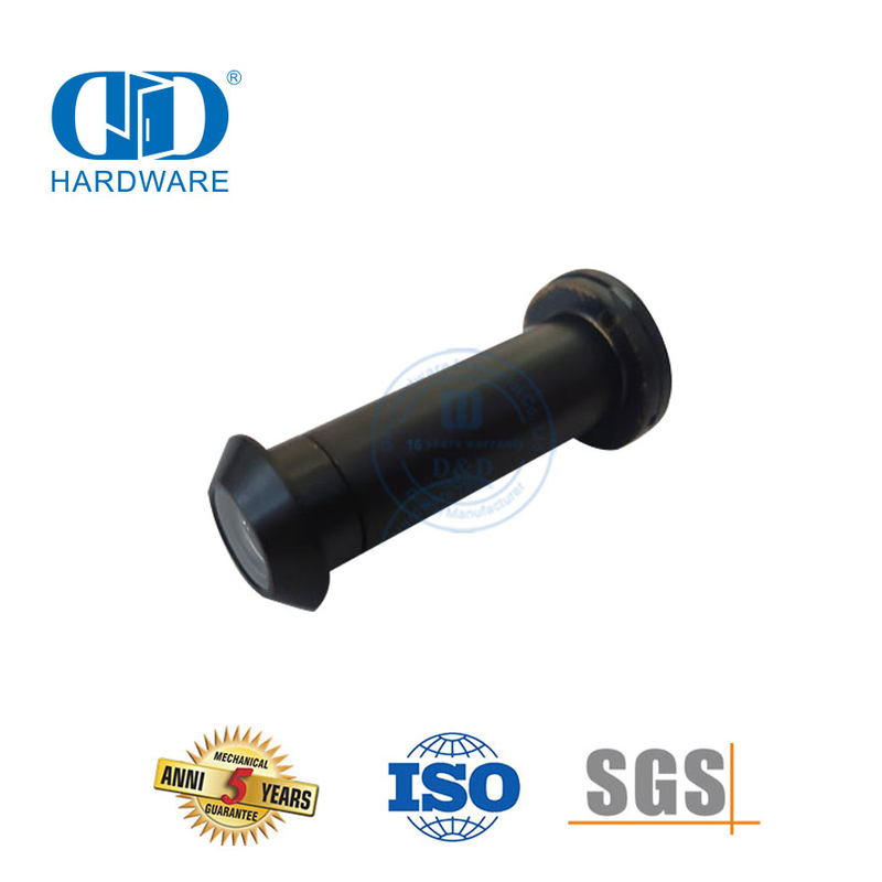 D&D Hardware 160 درجة عارض الباب الأسود مصنّع