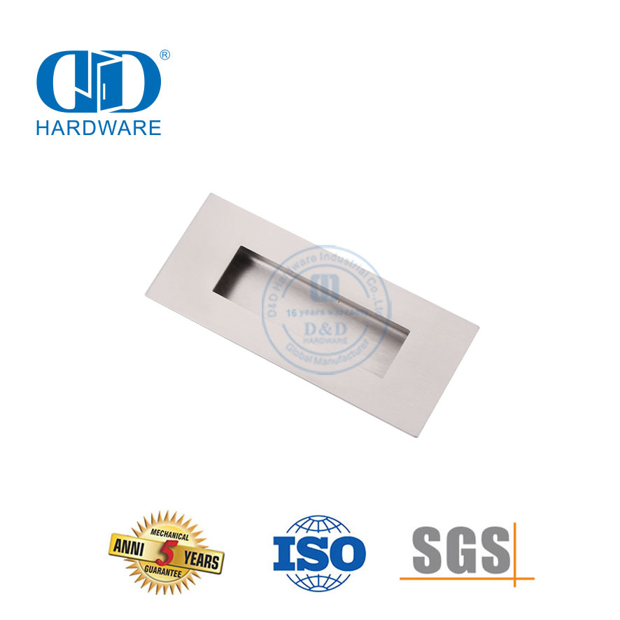 خزانة مطبخ منزلق من الفولاذ المقاوم للصدأ ومقبض سحب نحاسي-DDFH009-B