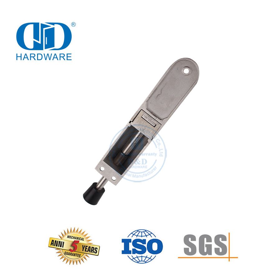 حامل باب من الفولاذ المقاوم للصدأ مثبت على الباب يعمل بالقدم للمدرسة-DDDS034