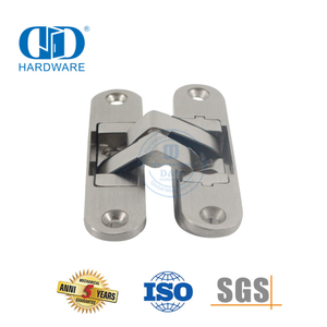 سهلة التركيب من سبائك الزنك/الفولاذ المقاوم للصدأ ثلاثية الأبعاد مخفية وضبط داخلي تجاري داخل الباب المفصلي-DDCH007-B