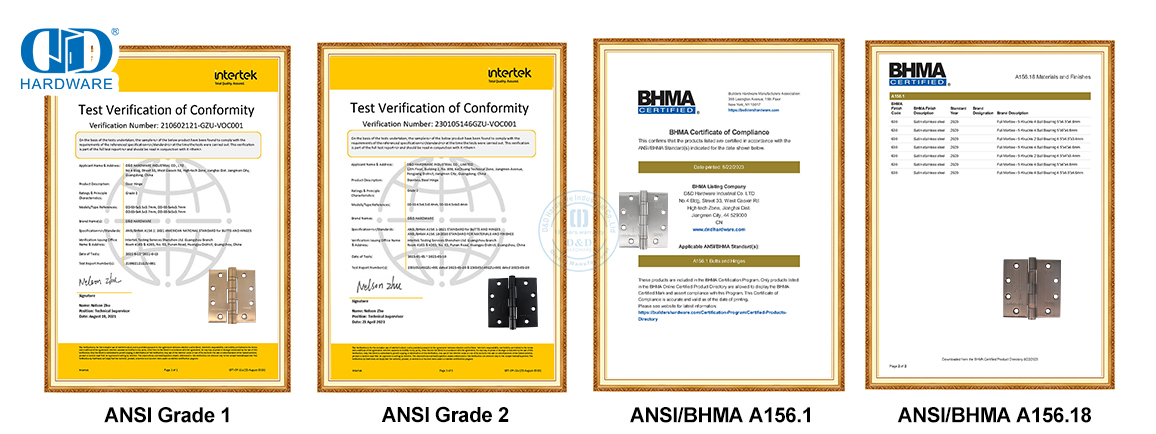 مفصلات أبواب 4 بوصة