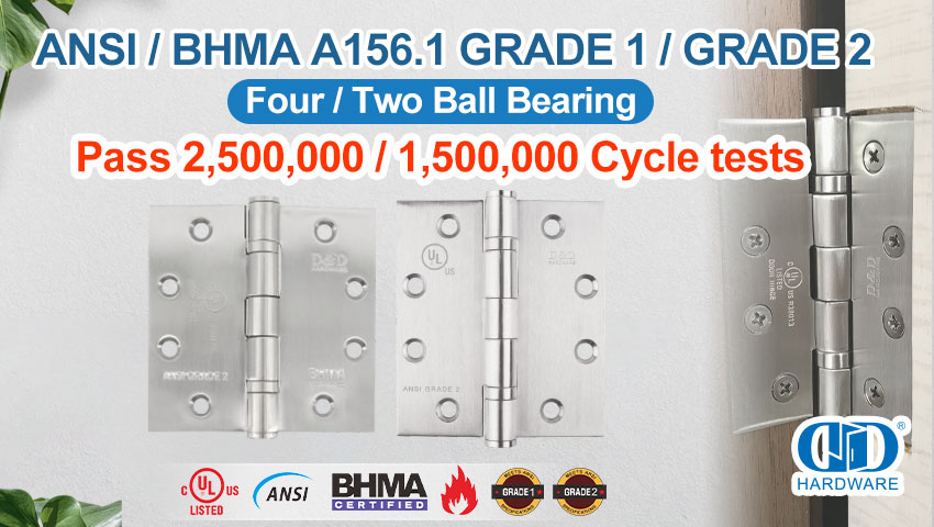 تحسين وظائف الباب: نظرة عامة شاملة على مفصلات الأبواب ANSI وأجهزة مفصلات الأبواب ذات المحامل الكروية