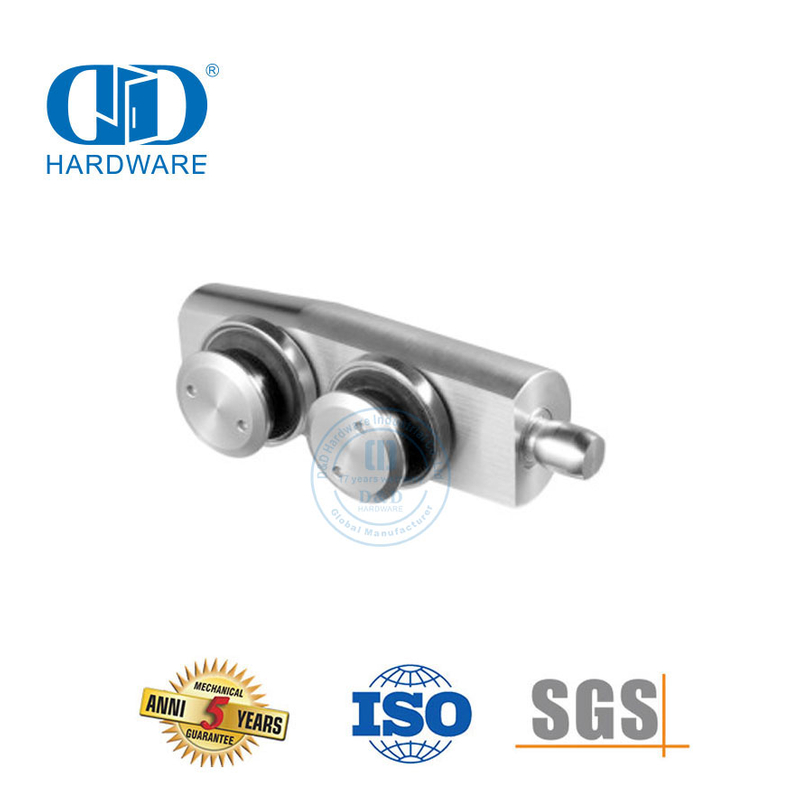 الفولاذ المقاوم للصدأ على لوحة محورية تركيب الأجهزة الزجاجية المحورية-DDGP005