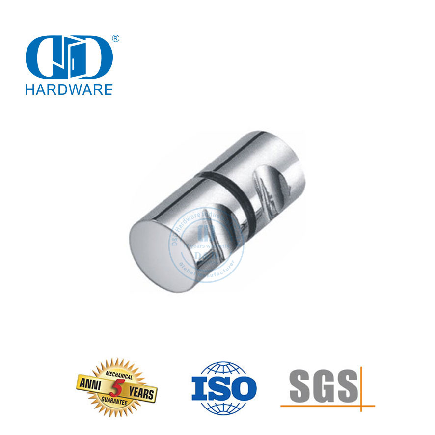 مقبض الباب الزجاجي 