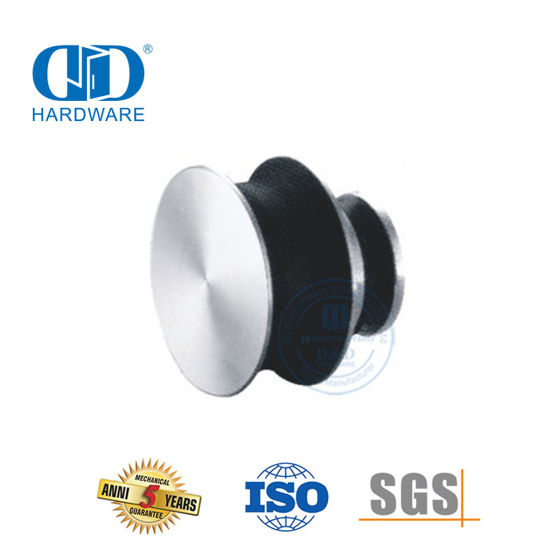 الفولاذ المقاوم للصدأ انزلاق ملحقات أثاث الأسطوانة انزلاق الباب أنبوب الزجاج المناسب لباب الحمام-DDGS107