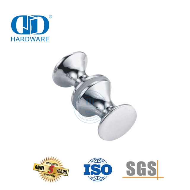 اكسسوارات الأثاث زجاج الباب مقبض الزجاج مقبض غرفة الاستحمام انزلاق الزجاج دش الباب Knobs-DDSK012