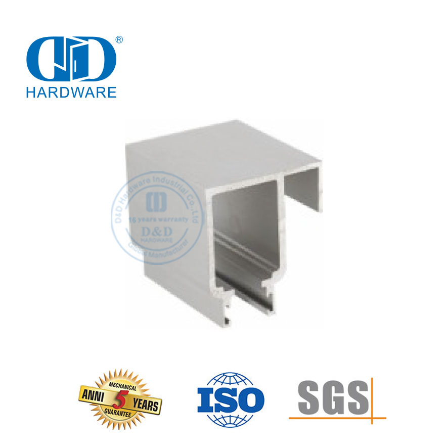 فندق مكتب بناء الأجهزة الفولاذ المقاوم للصدأ الحديد الأجهزة الزجاجية انزلاق الباب أنبوب للحمام-DDGS144