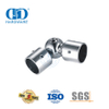 الفولاذ المقاوم للصدأ جولة أنبوب موصل الحمام حامل دش أنبوب موصلات لوحة موصل الزجاج Fittings-DDSC026