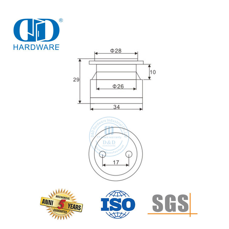 الجملة الفولاذ المقاوم للصدأ انزلاق الباب الأجهزة بكرات الزجاج Piont تركيب الأثاث Hardware-DDGP020