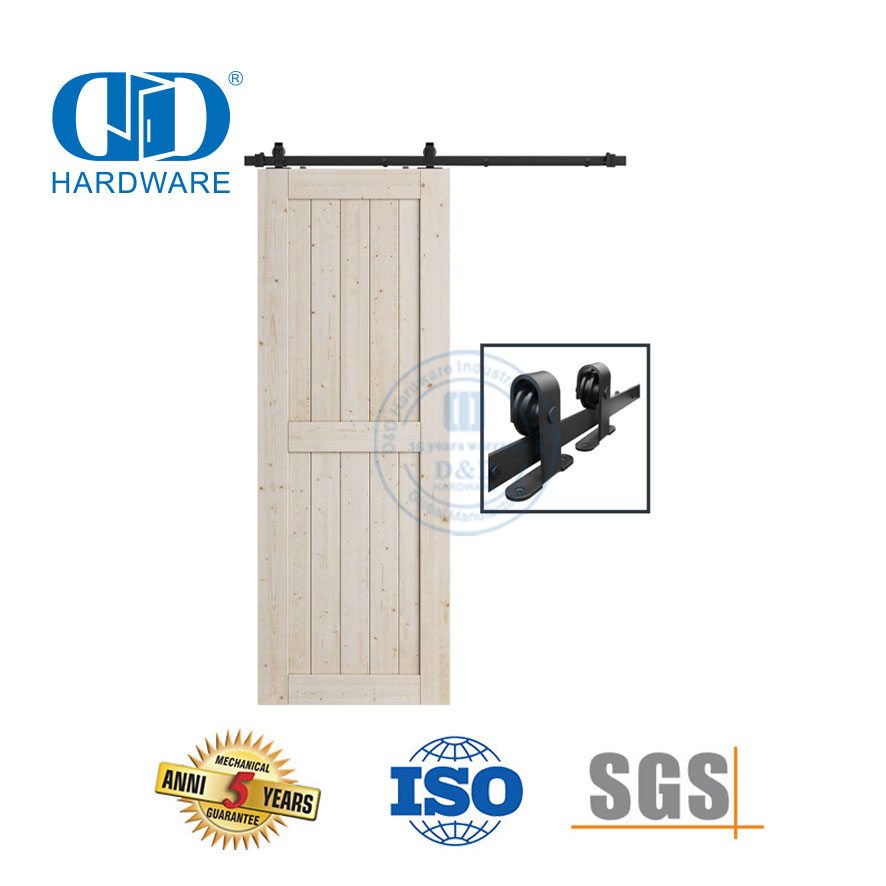 الفولاذ المقاوم للصدأ الثقيلة باب الحظيرة الأجهزة ثنائية الطي باب الحظيرة الأجهزة المسار Kit-DDBD005