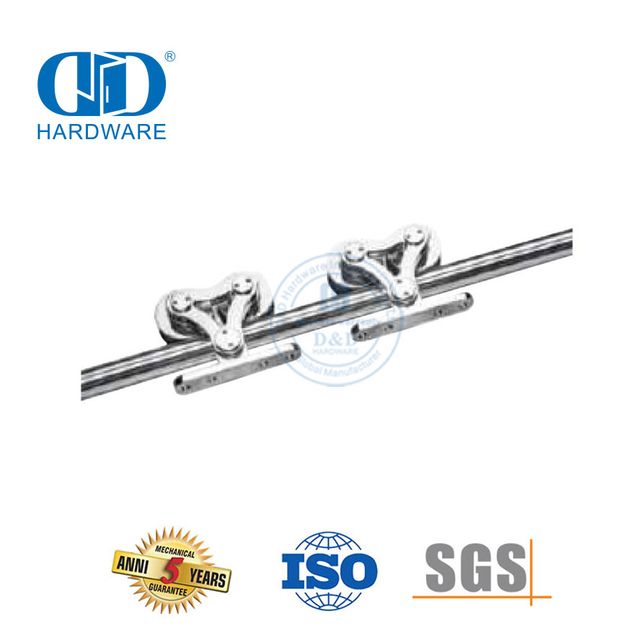 الفولاذ المقاوم للصدأ انزلاق باب الحظيرة الأجهزة الصلب المرآب الأجهزة الباب الأجهزة المسار Set-DDBD051