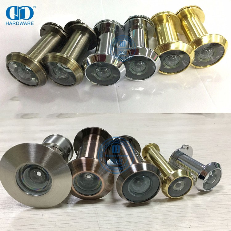 D&D Hardware 160 درجة عارض الباب الأسود مصنّع