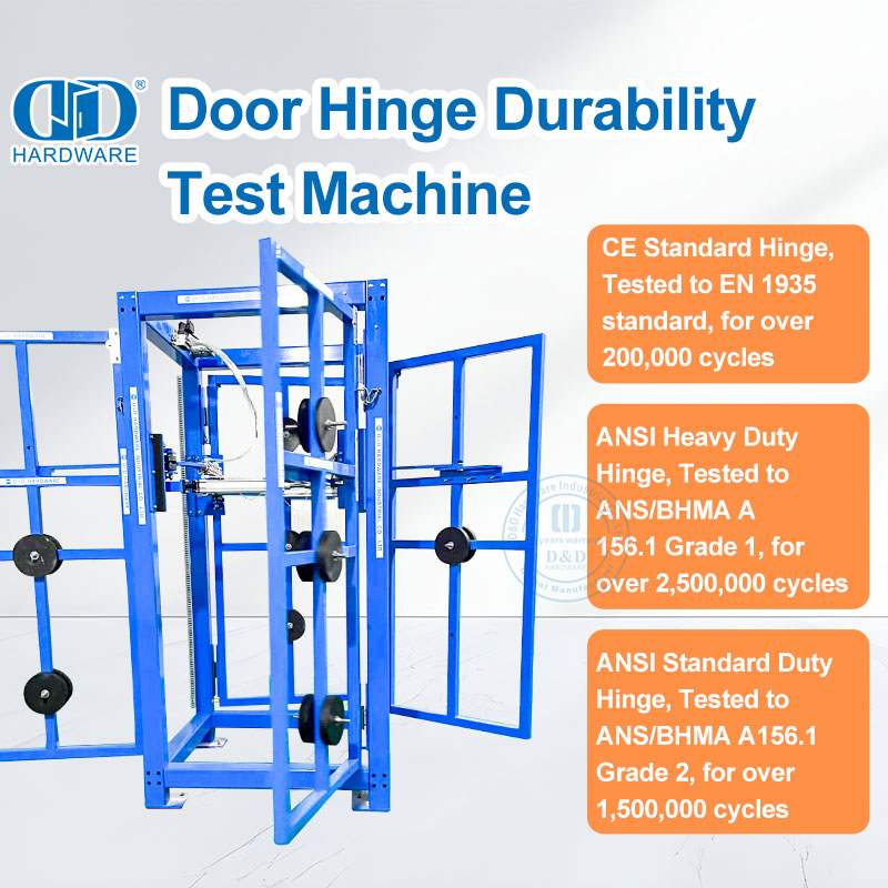 مفصلات أمان شديدة التحمل من ANSI من الدرجة 1 BHMA لأبواب المكاتب الحكومية-DDSS001-ANSI-1-5x5x4.8mm