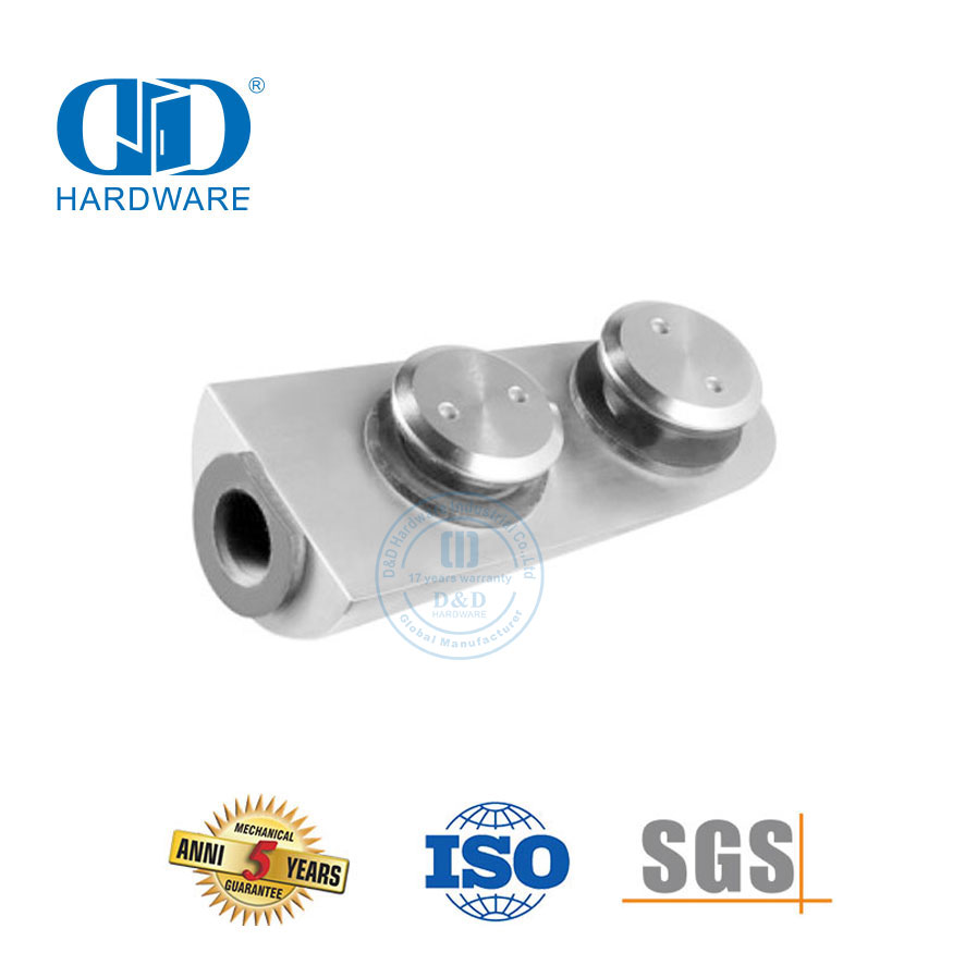 الفولاذ المقاوم للصدأ الثقيلة الباب العلوي Piovt الزجاج المناسب التصحيح المناسب Pivot-DDGP011