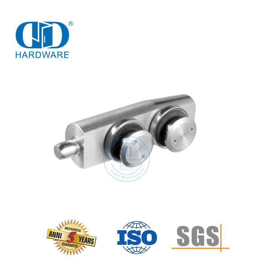 الفولاذ المقاوم للصدأ على لوحة محورية تركيب الأجهزة الزجاجية المحورية-DDGP005