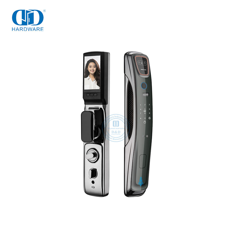 تصميم جديد لالتقاط صور عن بعد بتقنية Wifi مع مفتاح الكاميرا وبصمة الإصبع Smart Door Lock-DDEL010