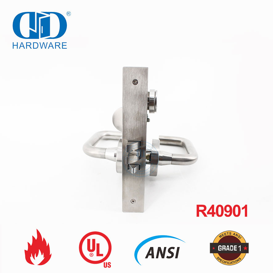 قفل نقر مقاوم للحريق مدرج في قائمة UL لباب الفصل الدراسي-DDAL05