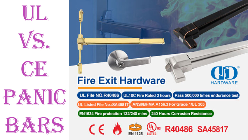 أول مقابل. قضبان الذعر CE: ما هو المعيار الذي يلبي احتياجات السلامة في المبنى الخاص بك؟